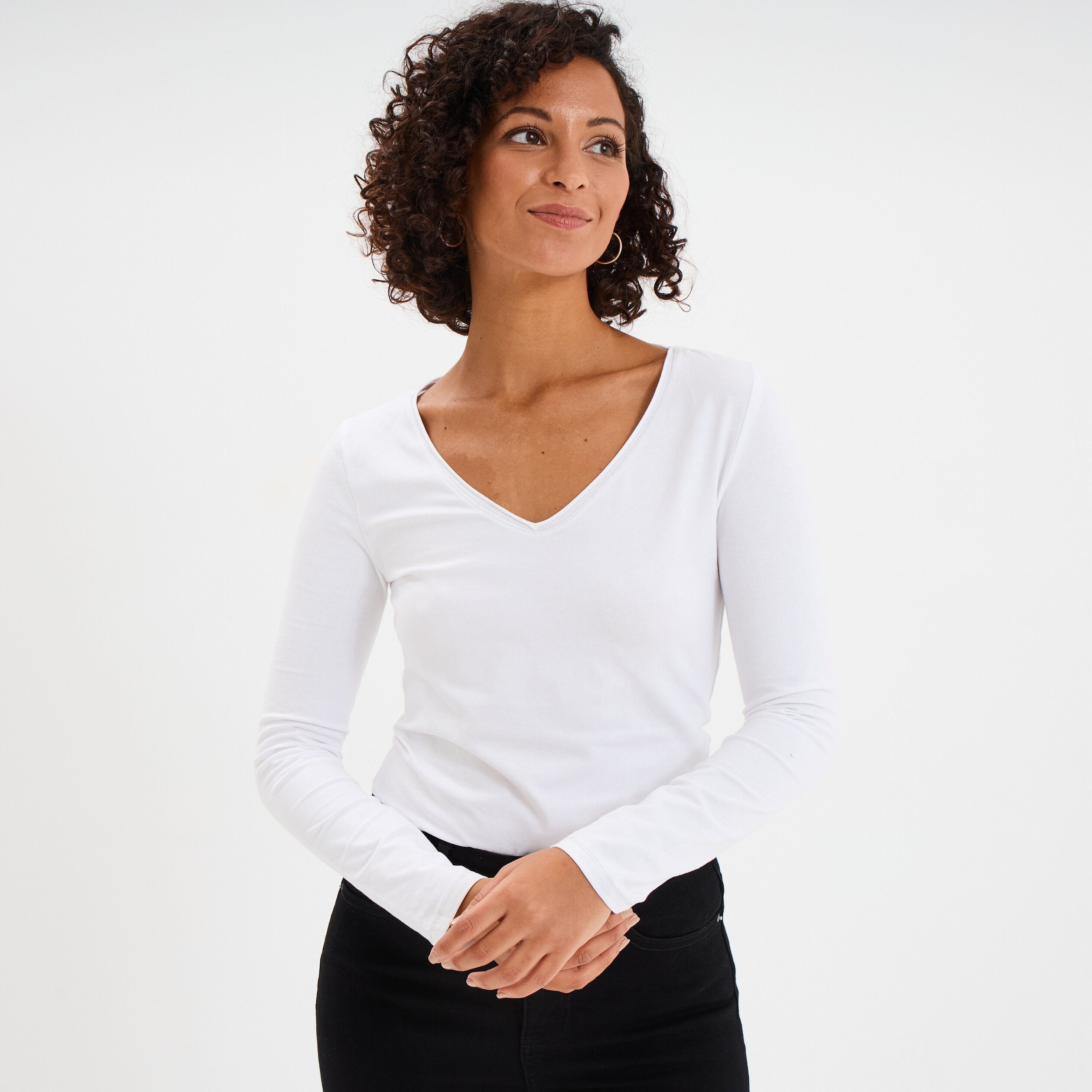 tee shirt manche longue femme